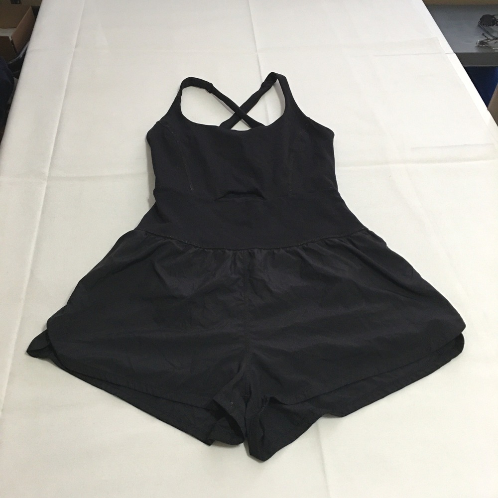 FP Movement Hot Shot Onesie Women Small Black Activewear Romper